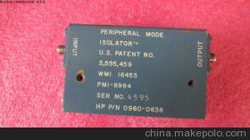 美国HP 0960-0638-1 2-8.8GHz SMA宽带隔离器 产品特性、应用与供应商解析